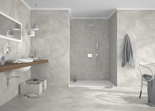 Bath Aberdeen Snow 30×60+45×45 carreaux pour la cuisine ou la salle de bain