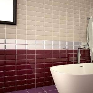 Azulejo Metro Serie Bisel para Cocinas y Baños