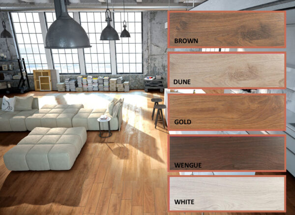 Carrelage imitation parquet  NORDIC