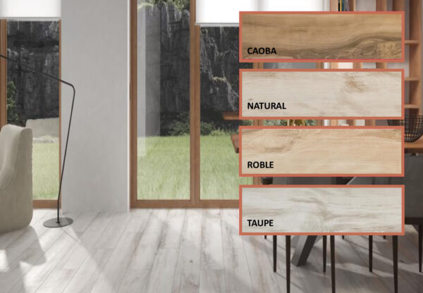 Grès cérame effet parquet GOA