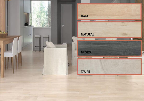 Grès cérame effet parquet rectifié KELN