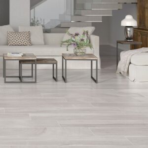 grès cérame effet parquet rectifié Keln Taupe