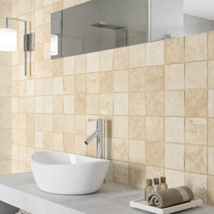 carreaux de salle de bain BAYAZ BEIGE MOSAIC 25X50