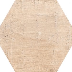 Hex 25 Sawnwood Beige Variedad 1 Hexagonal 22×25