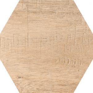 Hex 25 Sawnwood Brown Variedad 1 Hexagonal 22×25