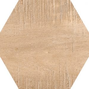 Hex 25 Sawnwood Brown Variedad 2 Hexagonal 22×25