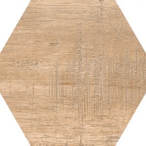 Hex 25 Sawnwood Brown Variedad 3 Hexagonal 22×25