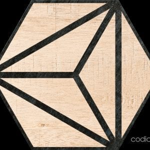 Hex 25 Tribeca Beige Hexagonal 22×25