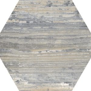 Suomi Grey Variedad 2 Hexagonal 22×25