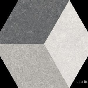 Traffic 3D Grey Hexagonal 22×25