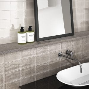 Sonora ivory 7,5×15. Sonora decor vison 7,5×15.