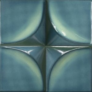 Vertex Curve Turquoise 15×15