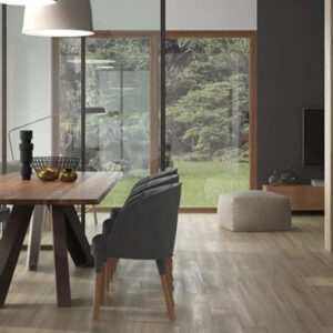 Grès cérame imitation parquet LORIEN NOGAL