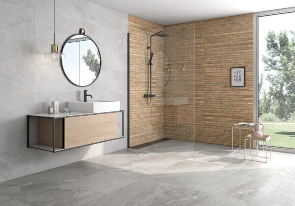 Carrelage de salle de bain TAPISO NATURAL MATE 33,3X90 RECT