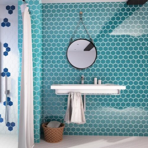 Carrelage Hexagonal