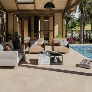 Carrelage imitation pierre ALAPLANA BODO BEIGE 100x100