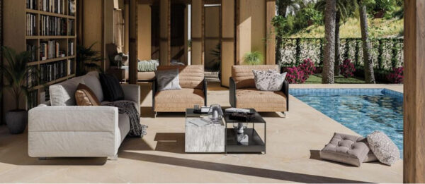 Carrelage imitation pierre BODO BEIGE