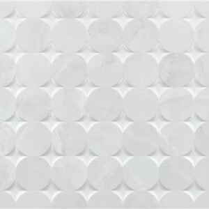 Bibury Mosaic White Brillo 333×90 Rectificado