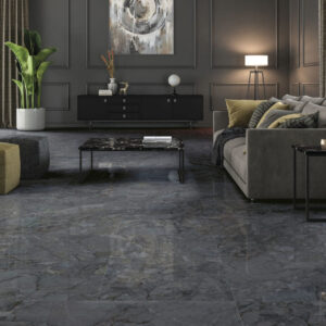Carrelage effet marbre Kuartz antracite 60×120.