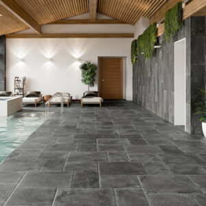carrelage pierre naturelle Saint Andrews Antracita
