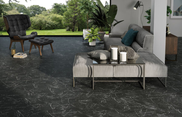 Grès Cérame imitation Marbre Codicer Marquina hex 25 1