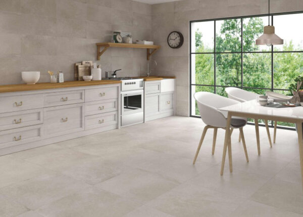 Carrelage Imitation Béton Belfast Greige Mate 60×60 amb1