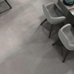 Carrelage Imitation Béton Concrete Gris Mate 75×75 amb01