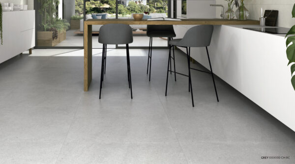 Carrelage en Grès Cérame Imitation Béton TECHSTONE GREY 100X100 CM RC