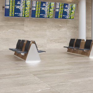 Le Monde du Carrelage – Carreau de porcelaine imitation bois – AMB MARKEL MARFIL 90X180