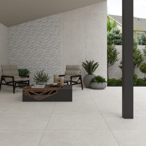 Le Monde du Carrelage – Carreau de porcelaine imitation ciment – AMB ARENISCA GRIS 90X90 ADZ